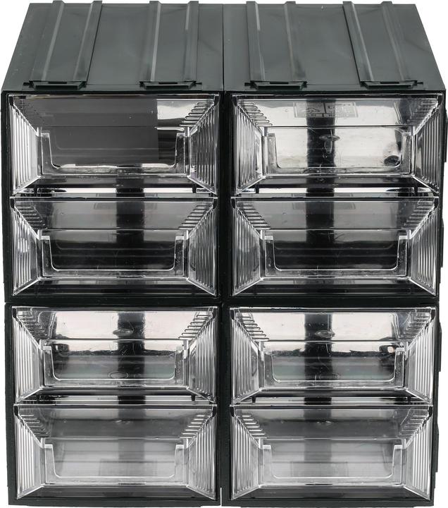 Productafbeelding Rs Pro Plastic ladenmagazijn Transparant, 8 laden, 208mm x 208mm x 222mm