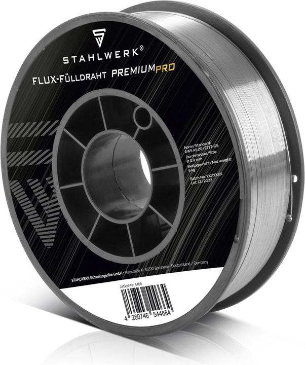 Actual product image Stahlwerk Welding wire MIG MAG Premium cored wire E71T-GS Ø 0.9 mm S200/D200 5 kg