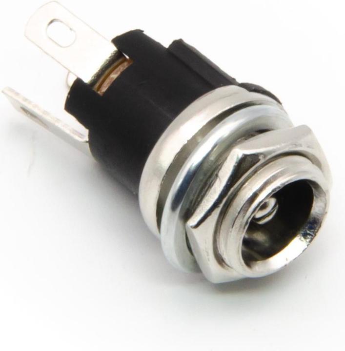 Purecrea 3-Pin DC Einbau Buchse Barrel Jack 5.5mm / 2.1mm
