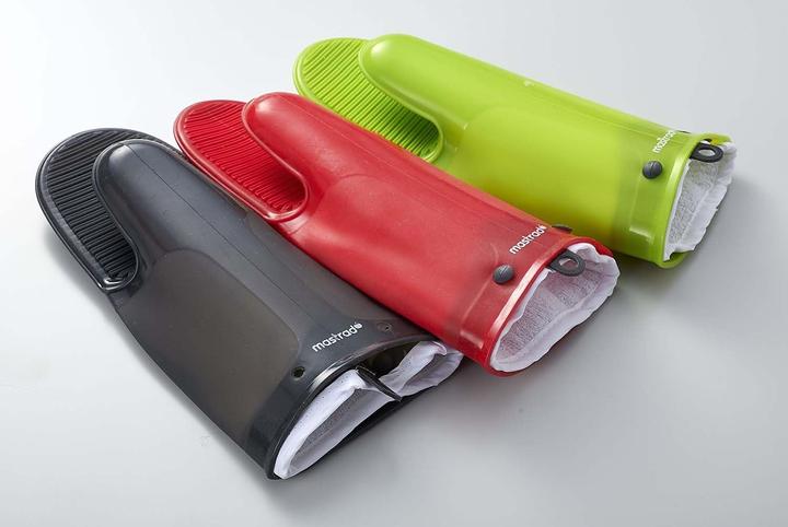 Actual product image Mastrad Baking glove Orka Tex silicone red (Silicone, Cotton)