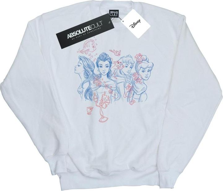 Actual product image Disney Womens/Ladies Princess Sketch Sweatshirt (L)