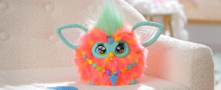Image du produit Furby Jouet interactif (orange) - voix allemande (22.86 cm)