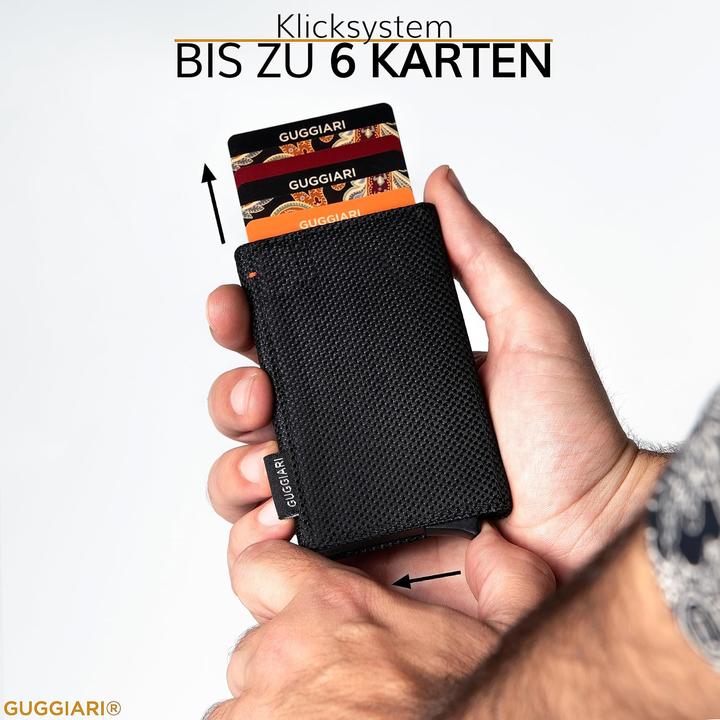 Image du produit Guggiari Kartenetui mit RFID-Schutz und Münzfach