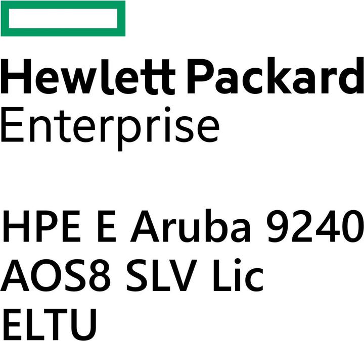 Actual product image HPE E Aruba 9240, AOS8, SLV, Lic, E-LTU (1 Devices)
