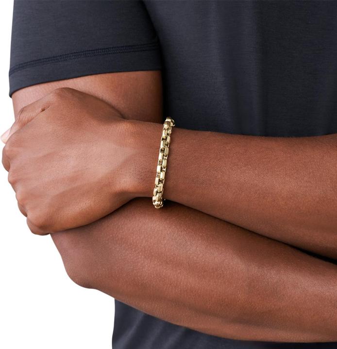 Produktbild Armani Exchange Fashionable men's gold plated bracelet AXG0046710 (20.50 cm, Edelstahl)