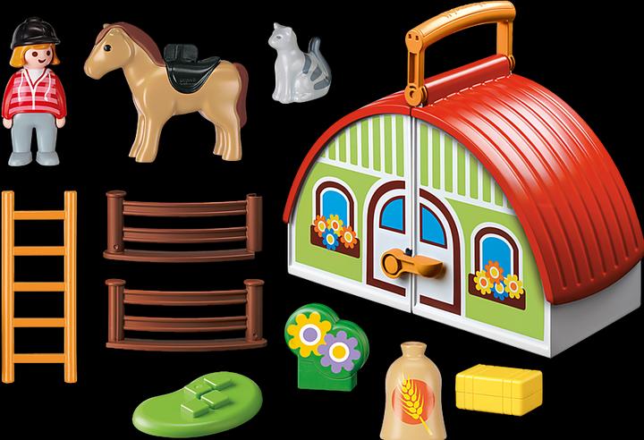 Produktbild Playmobil Mein Mitnehm-Reiterhof (70180, Playmobil 1.2.3)