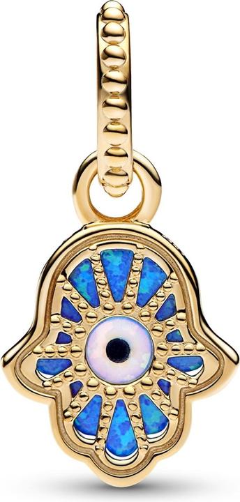 Produktbild Pandora Schillernde Blaue Hand der Fatima Charm (Metall gelbvergoldet)