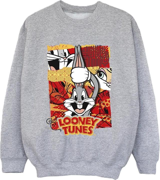 Looney Tunes Bugs Rabbit Comic New Year Sweatshirt Jungen