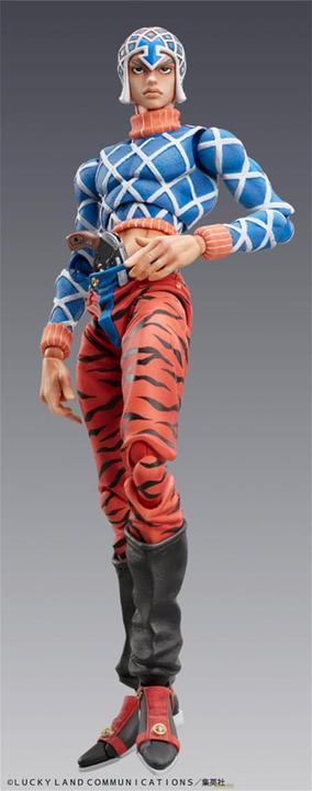 Actual product image Medicos Entertainment JoJo's Bizarre Adventure Part 5 Statue Legend PVC Statue Chozokado Guido Mista & S P (re-run) 15 cm
