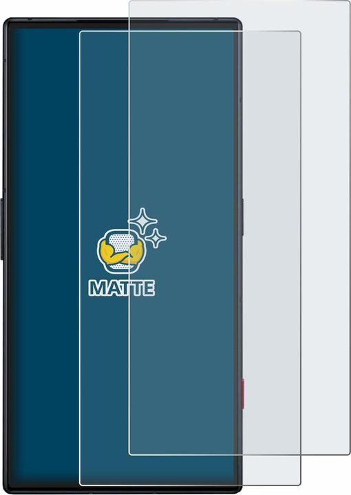 Actual product image BROTECT Anti-glare screen protector matt (2 Piece, ZTE Nubia Red Magic 8S Pro)