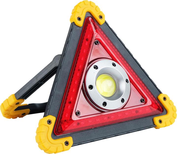 Actual product image ProPlus LED warning triangle with different light patterns