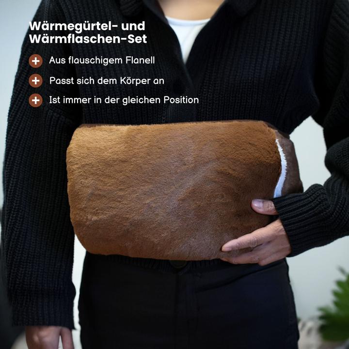Image du produit Hermex Kit ceinture et bouillotte Chauffe-mains Chauffe-ventre Bouillotte (0.80 l)