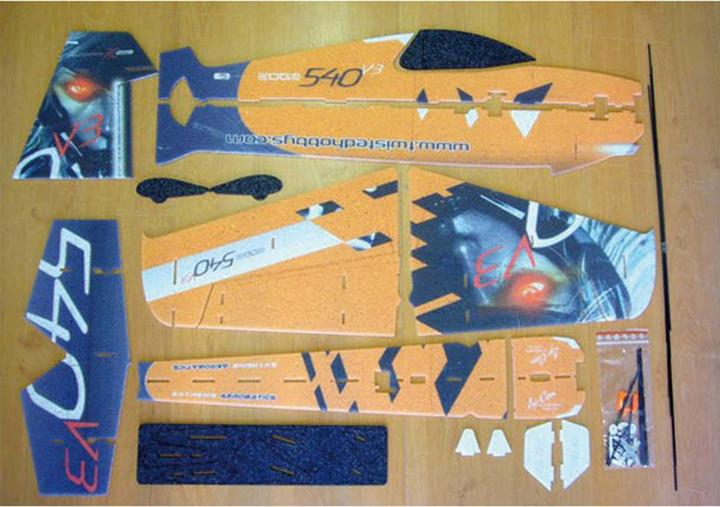 Actual product image Pichler Edge 540 V3 Indoor Epp Model Combo With Drive And Servos (Aerobatics)