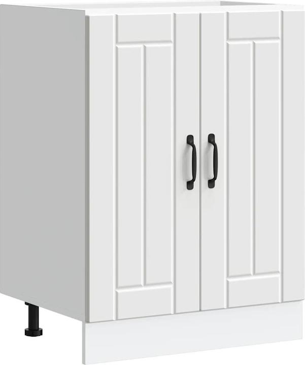 Actual product image VidaXL Built-in oven unit Lucca Black Wood-based oven unit (60 x 46 x 81.5 cm)