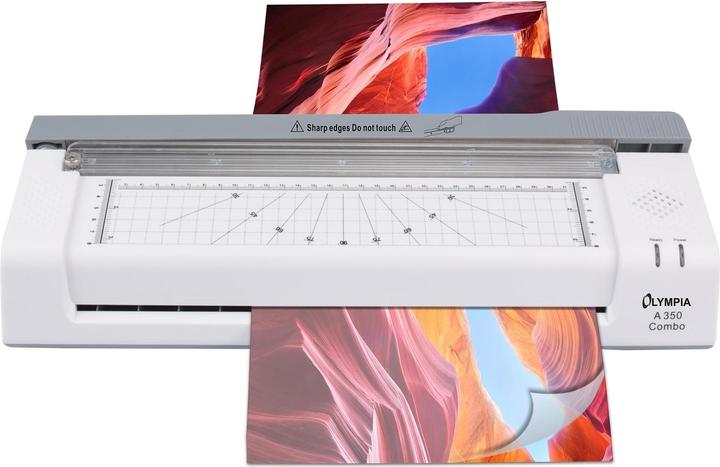 Olympia Un laminatore A3 Combo DIN 350 Combo DIN con taglierina a leva (75 - 125 µm, A4, A3)
