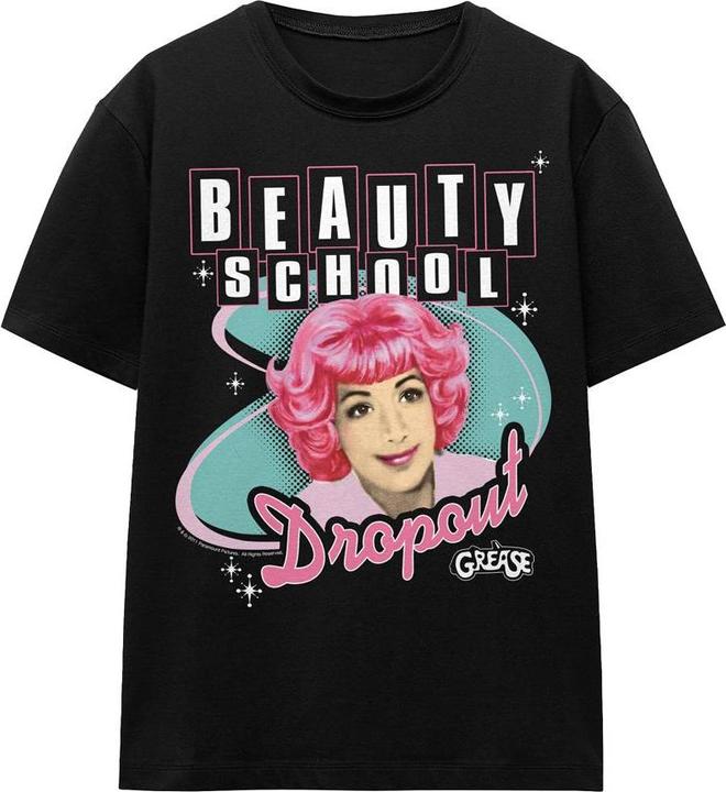 Actual product image Grease Unisex Adult Beauty School Dropout T-Shirt (L)