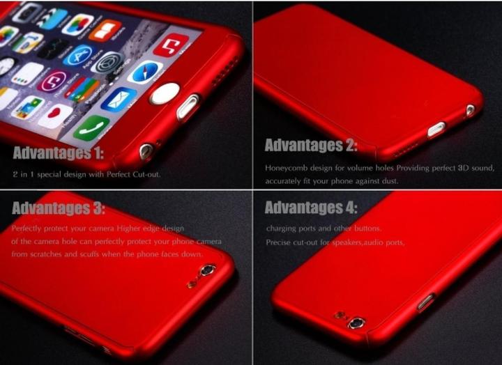 Actual product image Floveme 360 degree bulletproof glass case iPhone 6/6S all-round protection (1 Piece, Apple iPhone 6s)