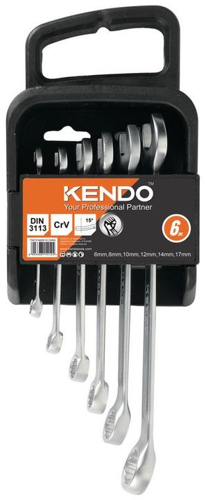 Actual product image Kendo Combination wrench set 6-piece (17 mm)