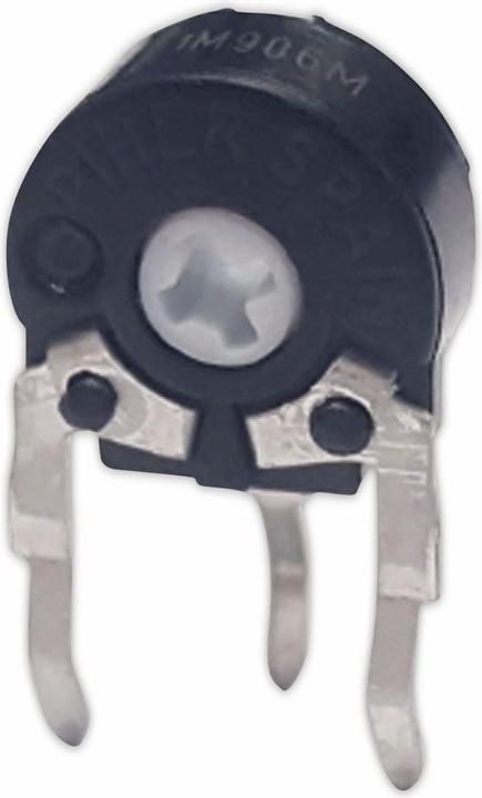 Actual product image Piher Potentiometer, PT6, KH, 1k, vertical, PT6KH-102A2020-PM
