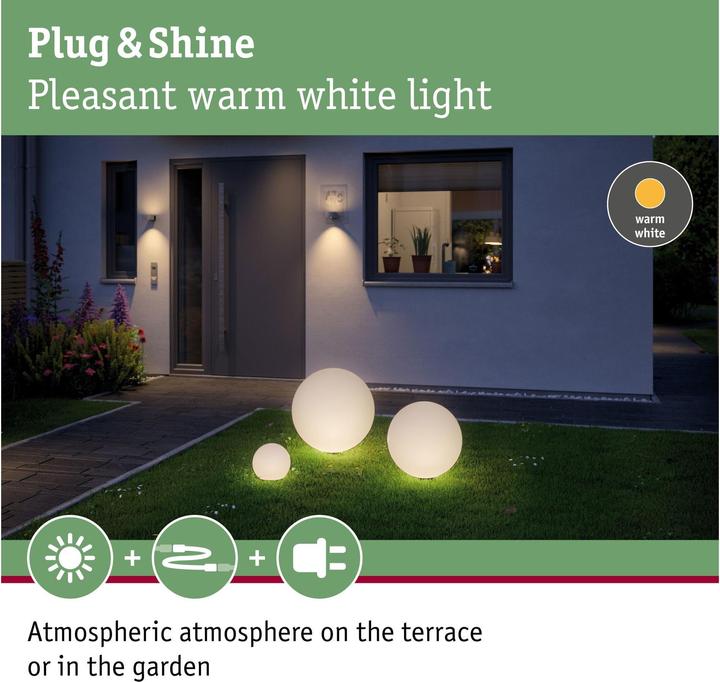 Image du produit Paulmann Globe terrestre Plug&Shine (575 lm, IP67)