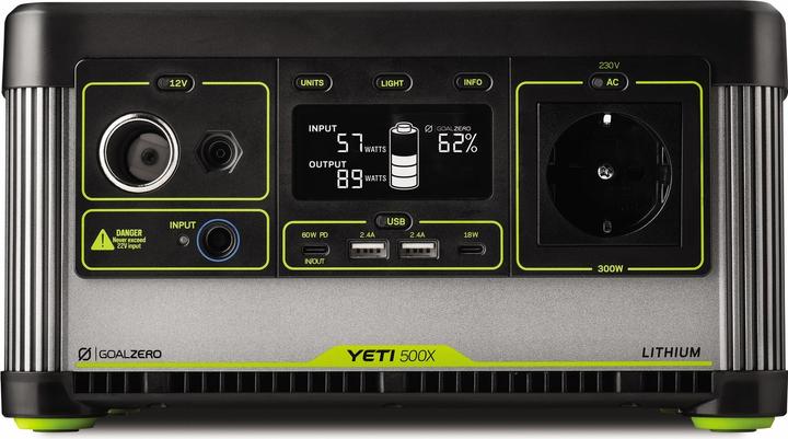 Image du produit Goal Zero Yeti 500X (505 Wh, 5.85 kg)