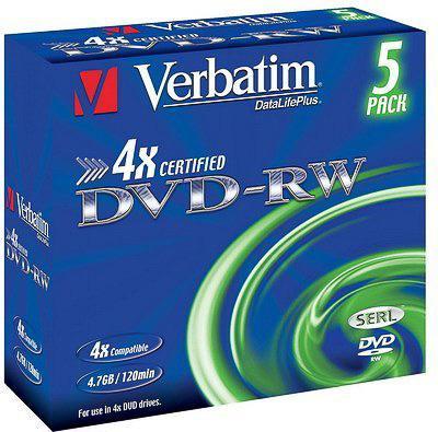 Produktbild Verbatim Dvd-Rw (10 x)