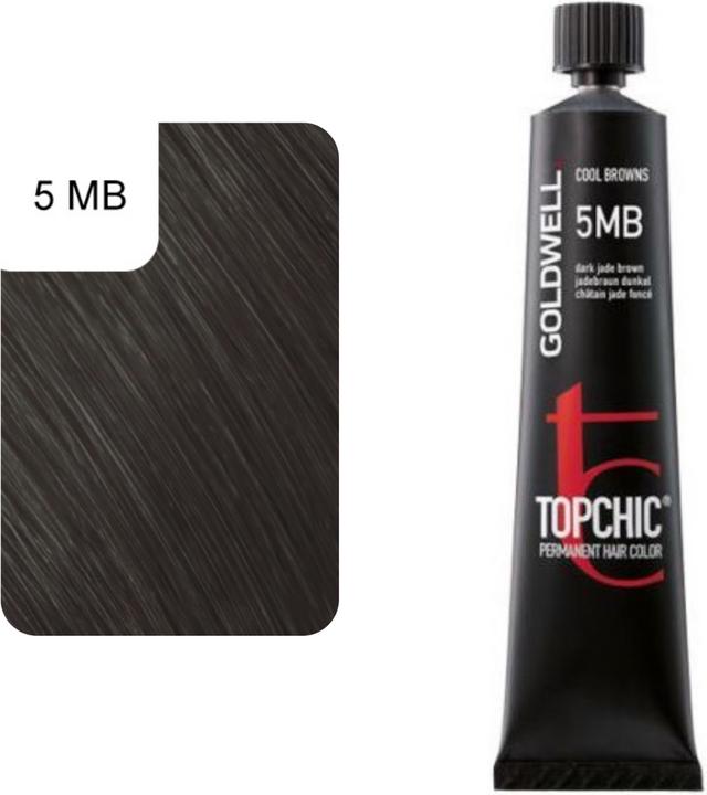 Actual product image Goldwell Topchic (5MB Jade Brown Dark)