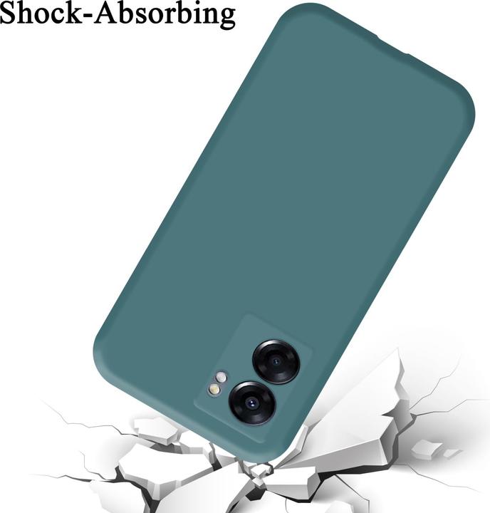 Actual product image Cadorabo TPU Liquid Silicone Case Cover for Oppo A57 5G / A77 5G / Realme V23 (Realme V23 5G, Oppo A57 5G, Oppo A77 5G)