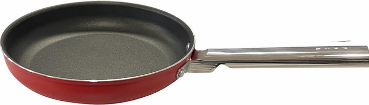 Actual product image Smeg CKFF2801RDM Frying pan Ø 28 cm, red (28 cm, Frying pan, Stainless steel, Aluminium)