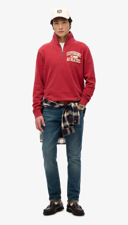Produktbild Superdry Vintage Athletic Sweatshirt mit halblangem Reissverschluss (M)