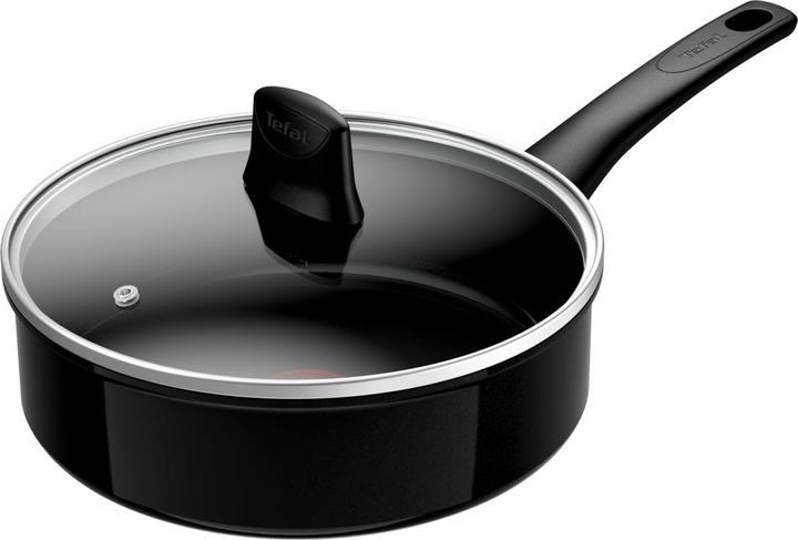 Produktbild Tefal Kochtopf mit Deckel Renew Black On 24 cm (24 cm, Kochtopf, Aluminiumguss, Keramik)