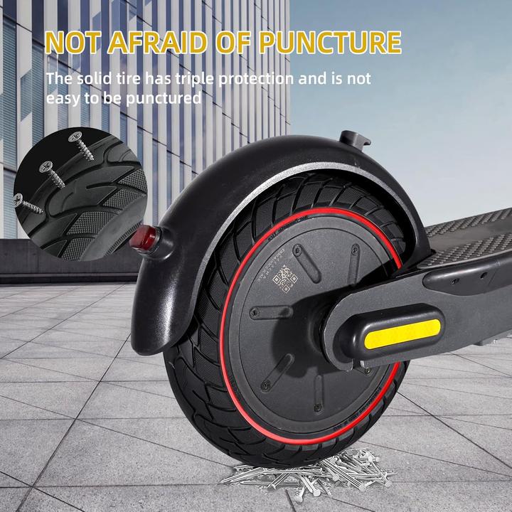 Actual product image Lefelwel 2er-Set Vollgummireifen für Ninebot Max G30D 2 (10 Zoll)
