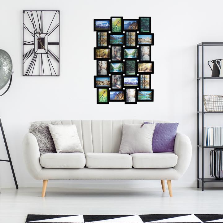 Actual product image Relaxdays Picture Frame for 24 Photos (10 x 15 cm)