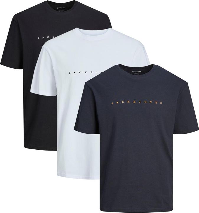Produktbild Jack & Jones 3er Pack Star JJ T-Shirt (XXL)