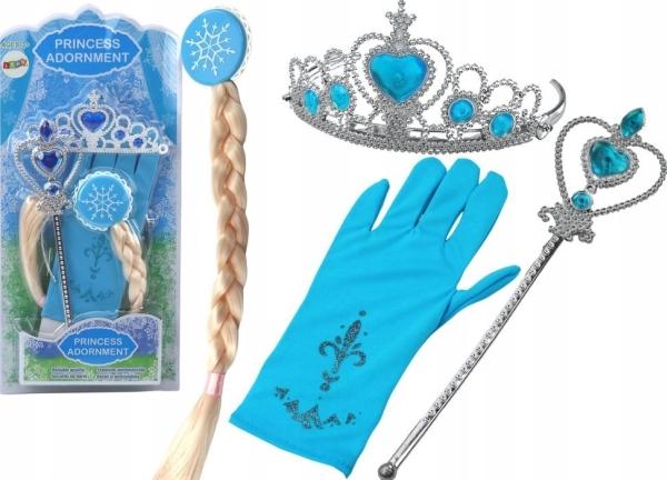 Image du produit Lean Toys Un ensemble de petits accessoires de princesse bleus