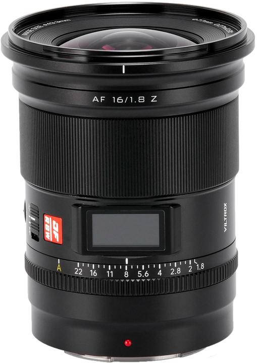 Image du produit Viltrox AF 16 mm F/1.8 Nikon Z (Nikon Z, Plein format)