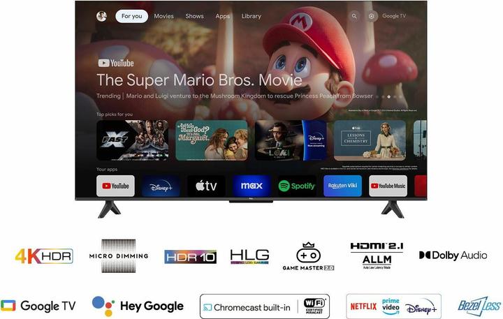 Productafbeelding TCL 50P61B (50", LED, 4K)
