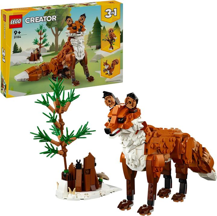 Immagine prodotto LEGO 31154 Animali della foresta: Volpe rossa (31154, LEGO Creator Expert)