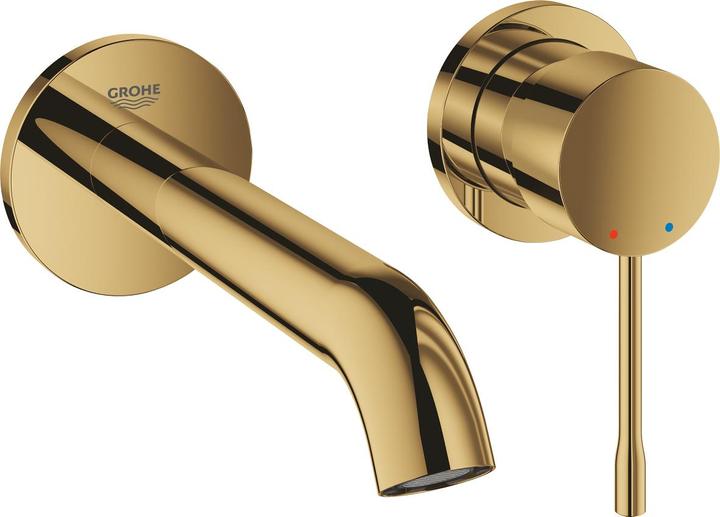 Actual product image Grohe 2-hole basin mixer ESSENCE Ausldg 183mm co sun