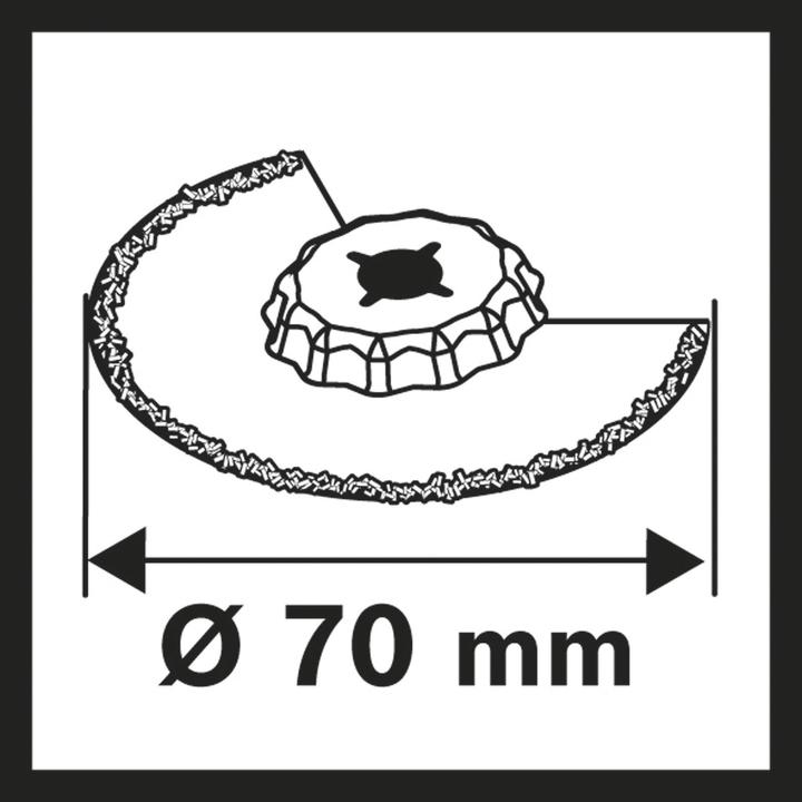 Image du produit Bosch Zubehör Lame de scie segment à coupe étroite Carbide-RIFF ACZ 70 RT5, 70 mm, lot de 1