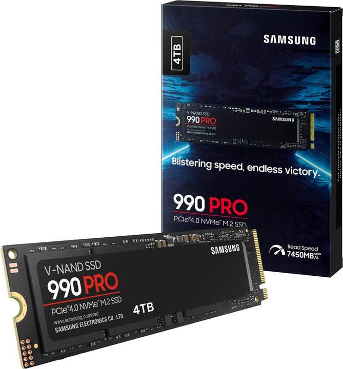 Produktbild Samsung 990 Pro (4000 GB, M.2 2280)