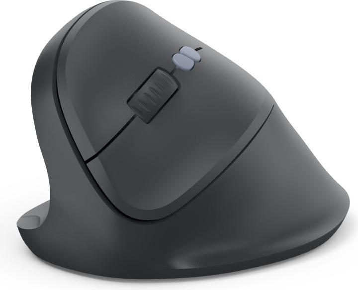 Immagine prodotto Hama Vertikale, ergonomische Linkshänder-Maus „EWM-500L“, Funk, 7 Tasten,Schwarz (Senza fili)