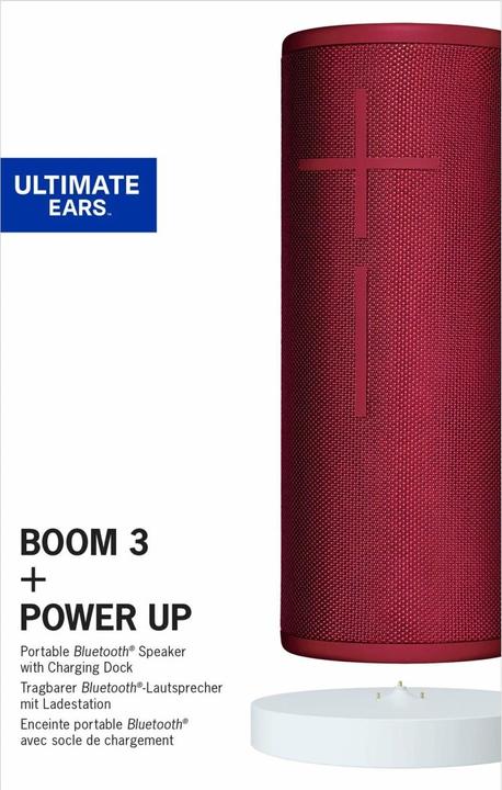 Actual product image UE Boom 3 (15 h, Rechargeable battery operated, USB power delivery)
