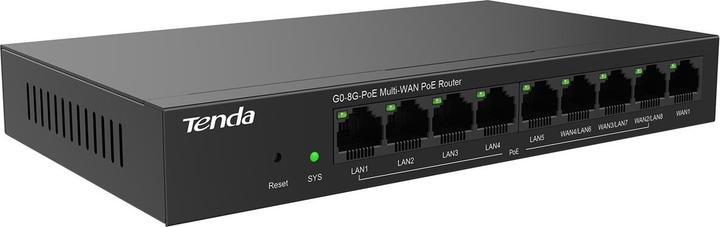 Produktbild Tenda G0-8G-PoE wired router Gigabit Ethernet Black