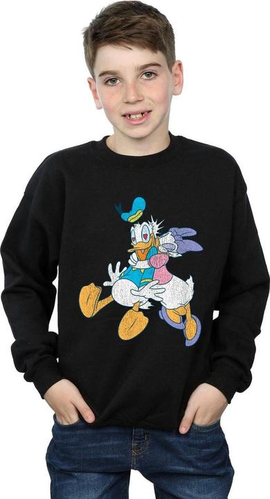 Actual product image Disney Boys Donald And Daisy Duck Kiss Sweatshirt (128)
