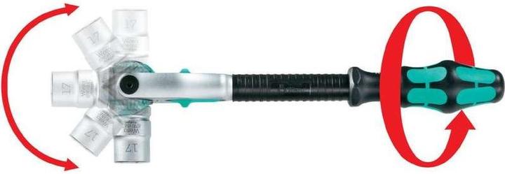 Produktbild Wera 8000 B Zyklop Speed-Knarre (3/8")