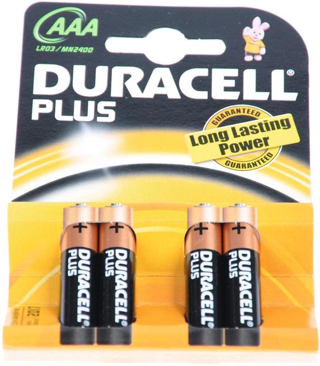 Productafbeelding Duracell Plus (4 Pcs., AAA, 1175 mAh)