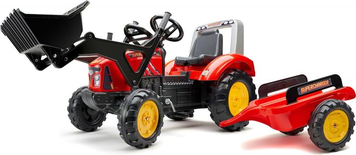 Falk Supercharger Bergbautraktor mit Zubehör