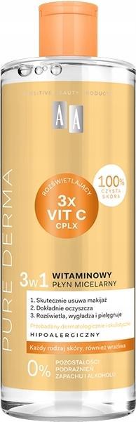 Actual product image Oceanic Pure Derma Vitamin Micellar Liquid 3-in-1 500ml AA (Body lotion, 500 ml)