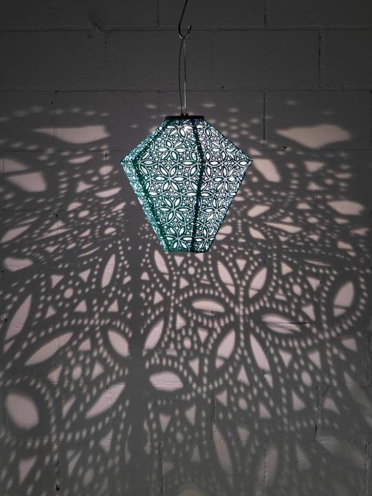 Immagine prodotto Cocon Lampion LED Solar Diamond, blu (0.44 m)